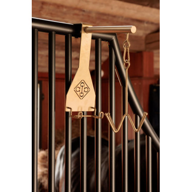 Gancho para cabeçada Grooming Deluxe 4 ganchos Ouro