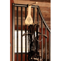 Gancho para cabeçada Grooming Deluxe 4 ganchos Preto