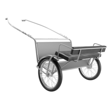 Sulky pônei Finn-Tack T1 QH sem as rodas Preto