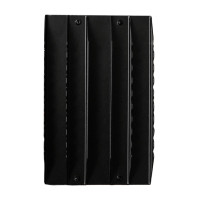 Raspadeira de aço Grooming Deluxe Preto