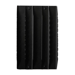 Raspadeira de aço Grooming Deluxe Preto