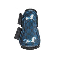 Guêtres Turnout Kentucky com motivo de cavalo preto Preto Guêtres Turnout Kentucky com motivo de cavalo preto Preto