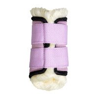 Guêtras Turnout Kentucky pelúcia vegana glitter de unicórnio Rosa velho