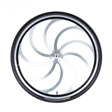 Roda Nitro Finn-Tack com raios curvados Roda Nitro Finn-Tack com raios curvados