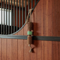 Brinquedo de madeira relaxante Grooming Deluxe com pedra de sal Via aérea Brinquedo de madeira relaxante Grooming Deluxe com pedra de sal Via aérea