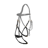 Muserola Híbrida Dy'on D Collection Preto Muserola Híbrida Dy'on D Collection Preto