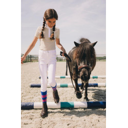 Calça Miami City Kentucky com grip nos joelhos para menina Branco Calça Miami City Kentucky com grip nos joelhos para menina Branco