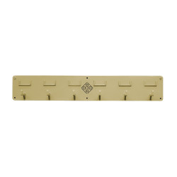 Suporte para cabeçada Grooming Deluxe com 6 ganchos e porta-nome Ouro