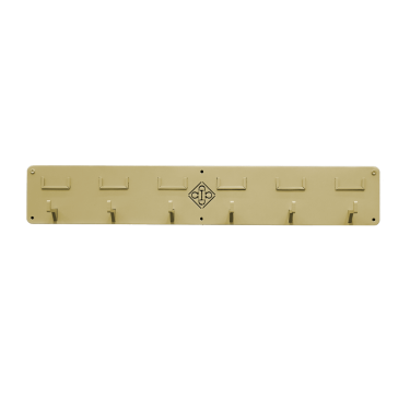 Suporte para cabeçada Grooming Deluxe com 6 ganchos e porta-nome