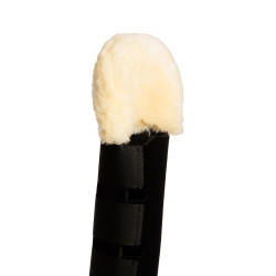 Protetor de cauda Kentucky com lã de carneiro Preto