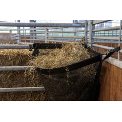 Saco de feno de canto Kentucky Preto