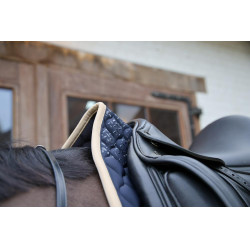 Sela debaixo Kentucky Softshell Onion Quilt Dressage Marinho Azul-marinho