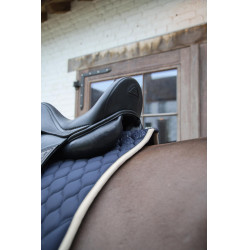 Sela debaixo Kentucky Softshell Onion Quilt Dressage Marinho Azul-marinho