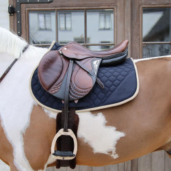 Sela de equitação Kentucky Softshell Onion Quilt Jumping Marinho Azul-marinho