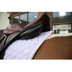 Sela de equitação Kentucky Softshell Onion Quilt Jumping Púrpura Rosa