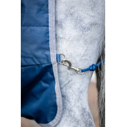 Cobertura de estábulo Horseware Ionic Therapy 50g Bleu imperial / argent /Marine Azul Cobertura de estábulo Horseware Ionic Therapy 50g Bleu imperial / argent /Marine Azul