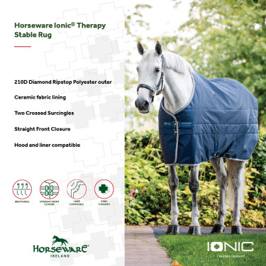 Cobertura de estábulo Horseware Ionic Therapy 50g Cobertura de estábulo Horseware Ionic Therapy 50g