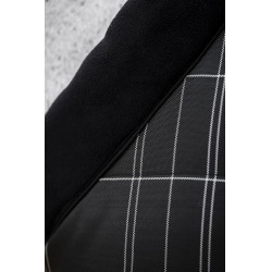 Cobertura de estábulo Horseware Rhino 350g VL Preto / xadrez branco cinza Cobertura de estábulo Horseware Rhino 350g VL Preto / xadrez branco cinza