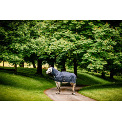 Capa de trabalho impermeável Horseware Newmarket Marine witney Azul-marinho