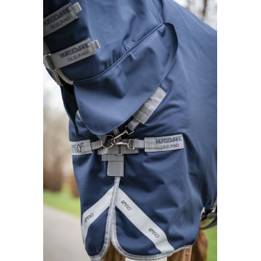 Capa Horseware Amigo 1200D Integrated Turnout 0g Marinho / cinza titânio / prata Azul-marinho Capa Horseware Amigo 1200D Integrated Turnout 0g Marinho / cinza titânio / prata Azul-marinho