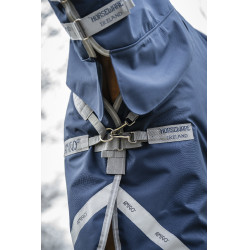 Capa Horseware Amigo 1200D Integrated Turnout 0g Marinho / cinza titânio / prata Azul-marinho Capa Horseware Amigo 1200D Integrated Turnout 0g Marinho / cinza titânio / prata Azul-marinho