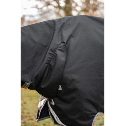Capa Horseware Amigo 1200D Integrated Turnout 0g Preto / cinza titânio / prata Capa Horseware Amigo 1200D Integrated Turnout 0g Preto / cinza titânio / prata
