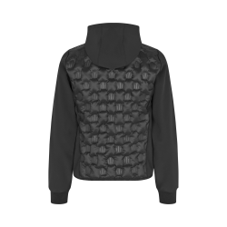 Casaco de equitação feminino híbrido Kingsland KLNova Preto