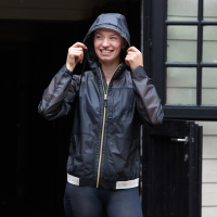 Casaco de equitação Kingsland KLNaomi mulher Marinho Azul-marinho