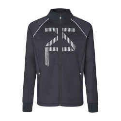 Casaco Kingsland KLNev em velo e tecido air mesh masculino Marinho Azul-marinho