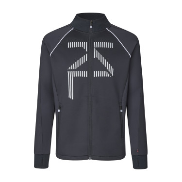 Casaco Kingsland KLNev em velo e tecido air mesh masculino Marinho Azul-marinho