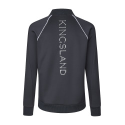 Casaco Kingsland KLNev em velo e tecido air mesh masculino Marinho Azul-marinho
