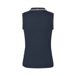 Pólo sem mangas Kingsland KLNaira em malha piqué feminina Marinho Azul-marinho