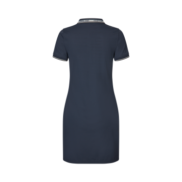 Vestido polo Kingsland KLNaira em malha piqué feminino Marinho Azul-marinho