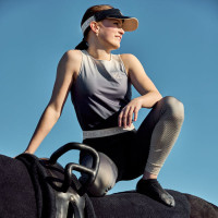 Camiseta sem mangas de treino feminina Kingsland KLNaomi Marinho Azul-marinho