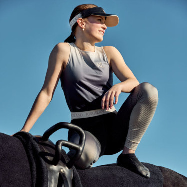 Camiseta sem mangas de treino feminina Kingsland KLNaomi Marinho Azul-marinho