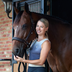 Camiseta sem mangas de treino feminina Kingsland KLNaomi Marinho Azul-marinho