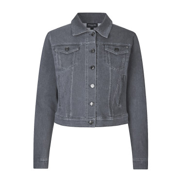 Casaco Jeans Kingsland KLKayce feminino Cinza jeans Cinzento