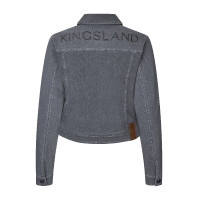 Casaco Jeans Kingsland KLKayce feminino Cinza jeans Cinzento