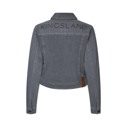 Casaco Jeans Kingsland KLKayce feminino Cinza jeans Cinzento