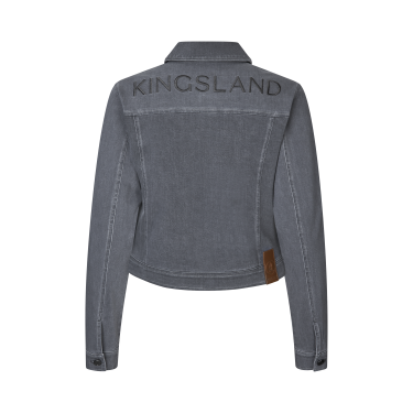 Casaco Jeans Kingsland KLKayce feminino Cinza jeans Cinzento