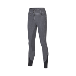 Calça jeans Kingsland KLKayce com fundo integral para mulher morfologia em H