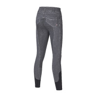 Calça jeans Kingsland KLKayce com fundo integral para mulher morfologia em H Cinza jeans Cinzento