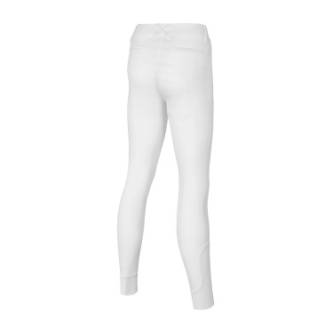 Calça Kingsland KLKerry sem costura com joelheiras para mulher morfologia em H Branco