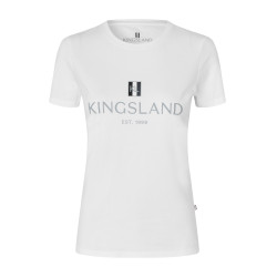 T-shirt Logo Kingsland Classic feminino Branco