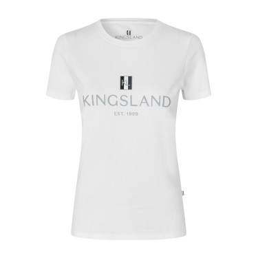 T-shirt Logo Kingsland Classic feminino Branco