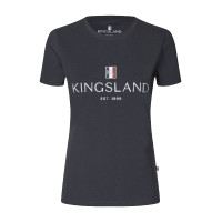 T-shirt Logo Kingsland Classic feminino Marinho Azul-marinho