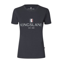 T-shirt Logo Kingsland Classic feminino Marinho Azul-marinho
