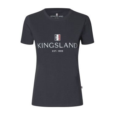 T-shirt Logo Kingsland Classic feminino Marinho Azul-marinho