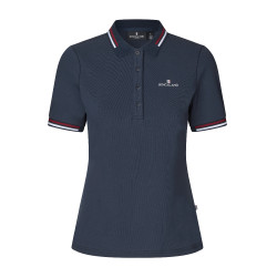 Polo Kingsland Classic feminina Marinho Azul-marinho