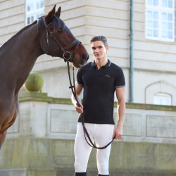 Polo Kingsland Classic masculino Preto